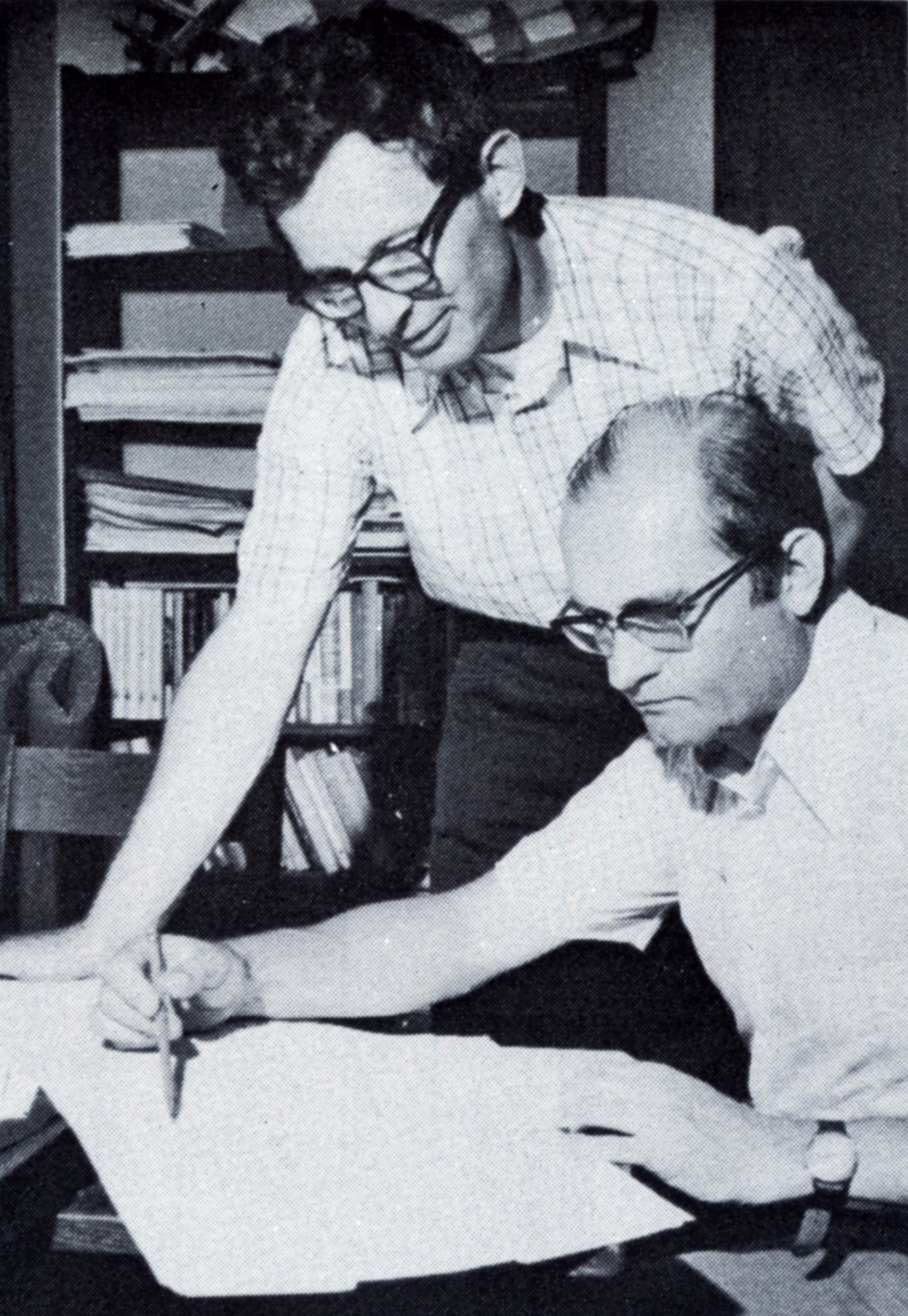 Kenneth Appel and Wolfgang Haken (seated) solve the Four Color Problem which was remarkable both for its mathematical and historical significance as the solution to a long-standing problem with an extremely simple formulation, and also for the method of proof which made extensive use of computing technology--making it the first mathematical proof to rely in an essential fashion on the use of computers.